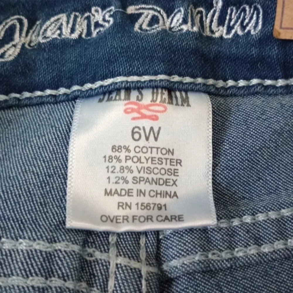 Jeans Denim Size 6W Skinny Fit Medium Wash Denim Jeans - Picture 6 of 10